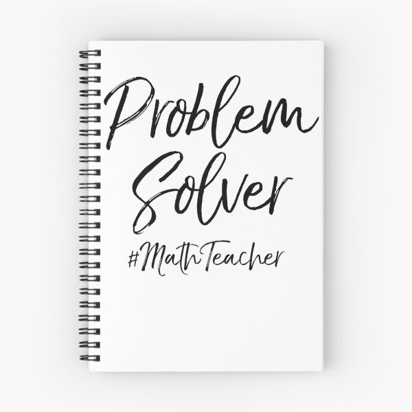Item preview, Problem Solver #MathTeacher Math Teacher Quote designed and sold by TNDesignStudio.