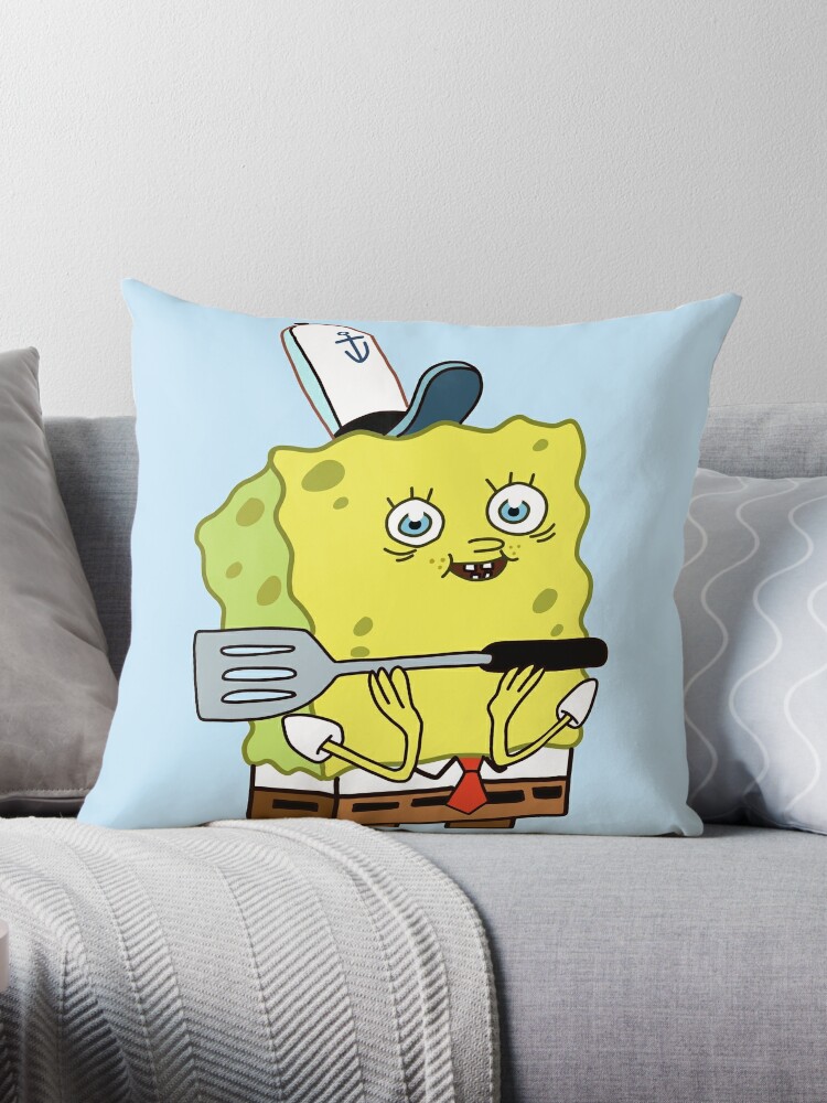 SpongeBob SquarePants Yellow Big Face Throw Pillow - 16 x 16