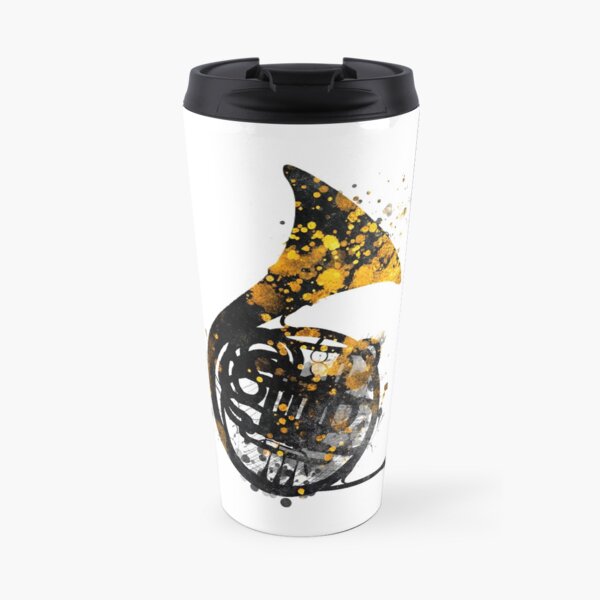 french horn music art #music Travel Mug
