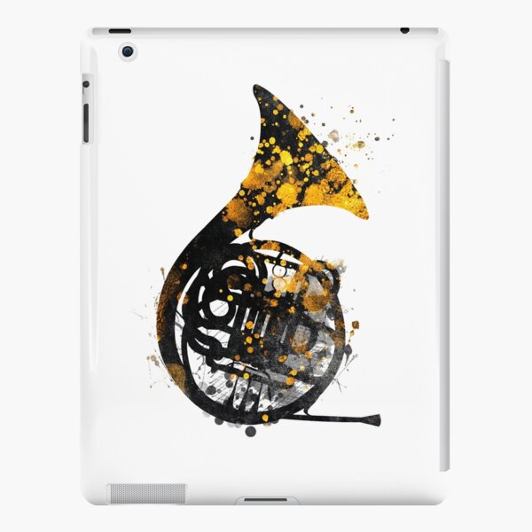 french horn music art #music iPad Snap Case
