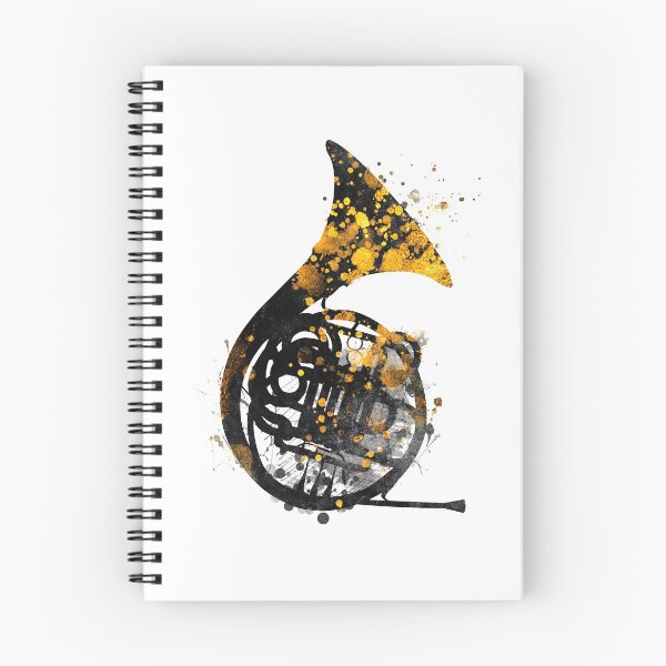 Item preview, french horn music art #music designed and sold by JBJart.