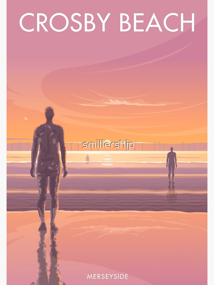 "Crosby Beach" Poster for Sale by smillership Redbubble