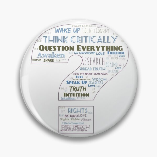 Aperçu de l'œuvre Tout remettre en question créée et vendue par Awake-Aware.