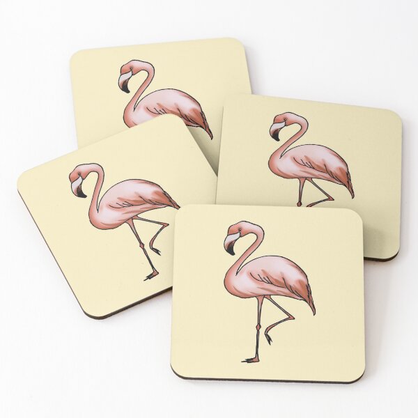Artikelvorschau, Rosa Flamingovogel entworfen und verkauft von CuteCartoon.