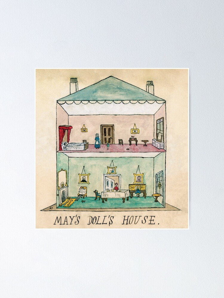 Póster «Una casa de muñecas o casa de muñecas en 1880» de TerenceKerr |  Redbubble