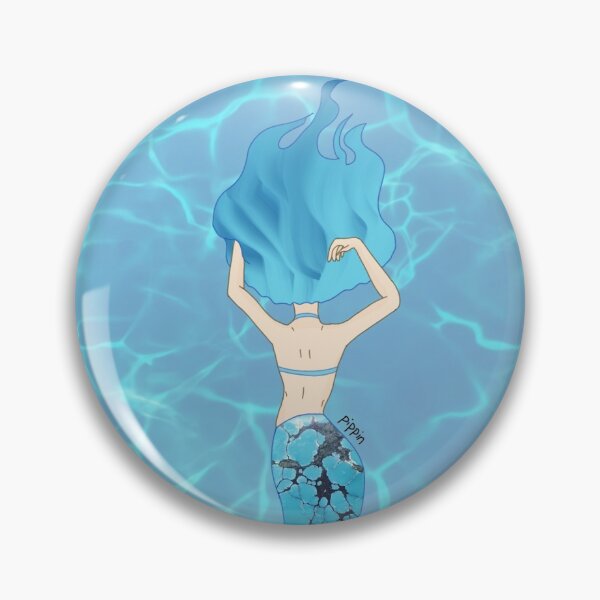 Item preview, Turquoise Mermaid designed and sold by PippinSqueaks.