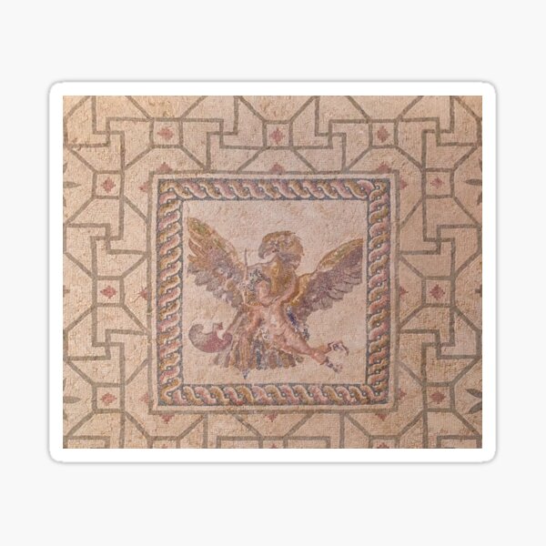 Ganymede Mosaic, House of Dionysos Sticker