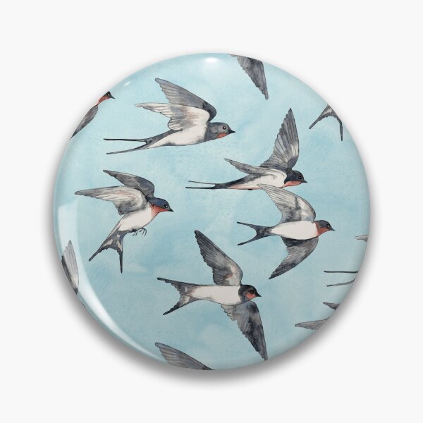 Item preview, Blue Sky Swallow Flight designed and sold by micklyn.