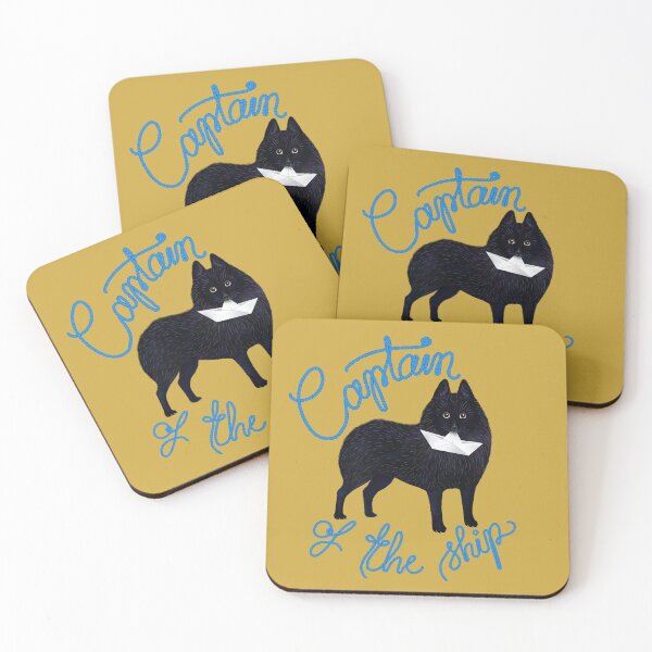 Item preview, Captain Schipperke (Yellow and Blue) designed and sold by illucalliart.