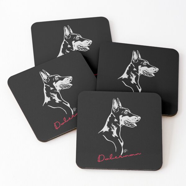Item preview, Doberman Dog Canine Portrait designed and sold by dogarts.