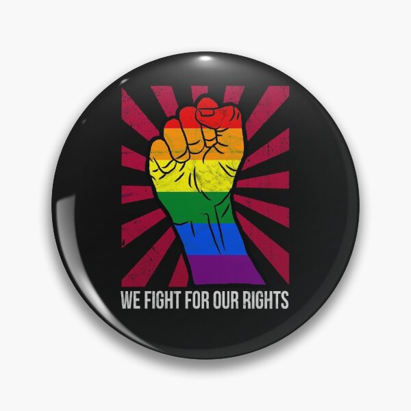 Item preview, We Fight For Our Rights Pride Gifts For LGBT Community designed and sold by AlphaDist2.