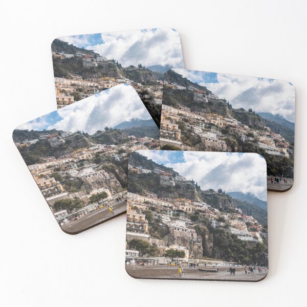 Artikelvorschau, Positano Spiaggia, Amalfiküste, Italien entworfen und verkauft von Joshua Cahn.