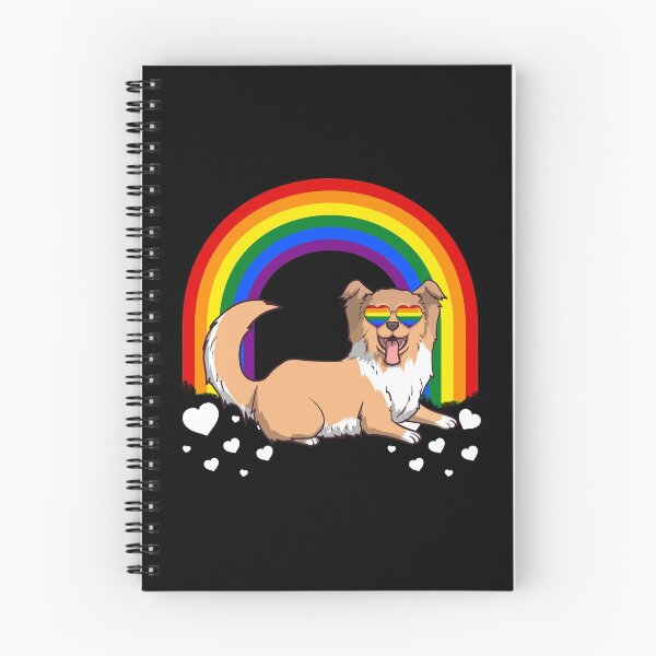 Item preview, LGBTQ Rough Collie Dog Gay Pride Rainbow designed and sold by fatamyfan1.