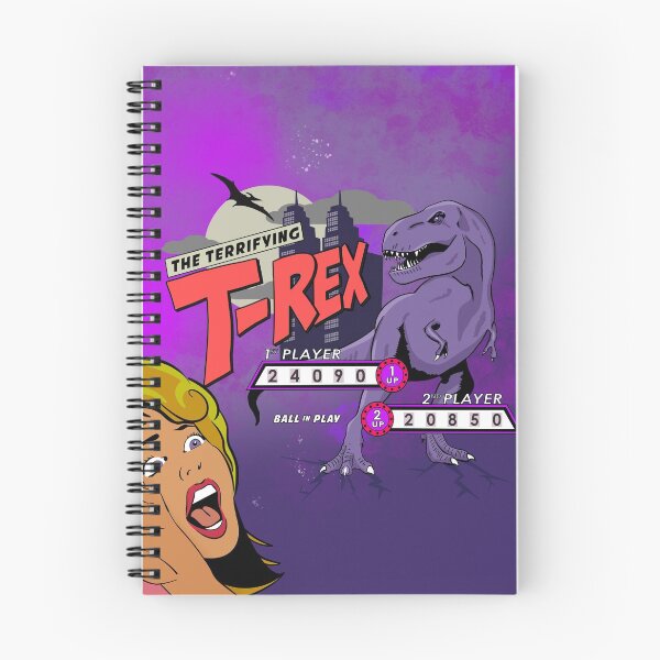Item preview, Pinball retro aterrador de T-Rex designed and sold by rogue-design.