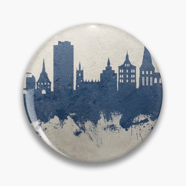 Item preview, Rostock Germany Skyline designed and sold by ArtPrints.