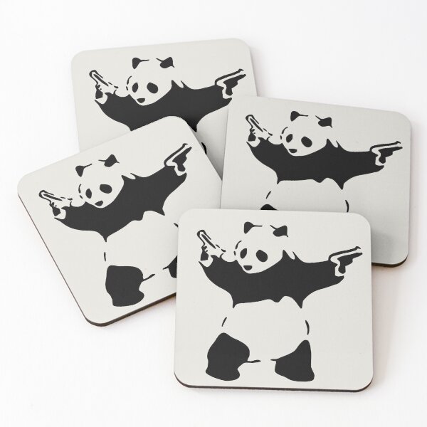 Item preview, Banksy - A panda With a Gun designed and sold by HouseofBalloon.