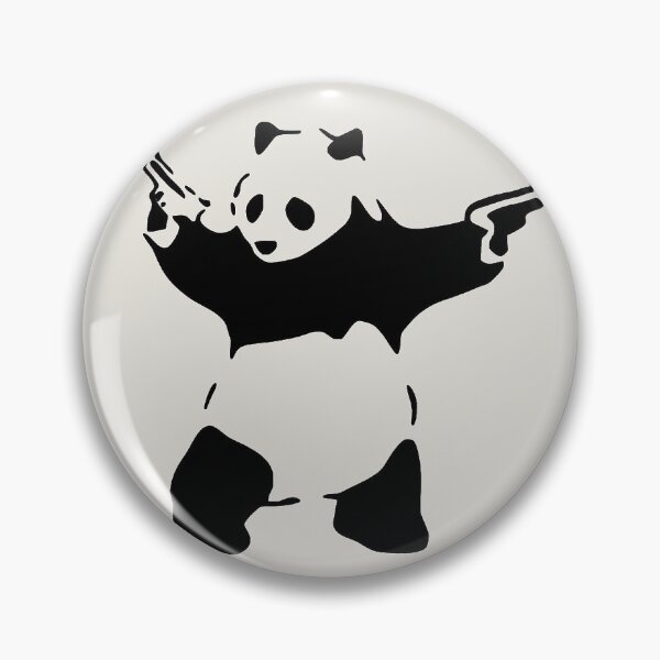 Item preview, Banksy - A panda With a Gun designed and sold by HouseofBalloon.