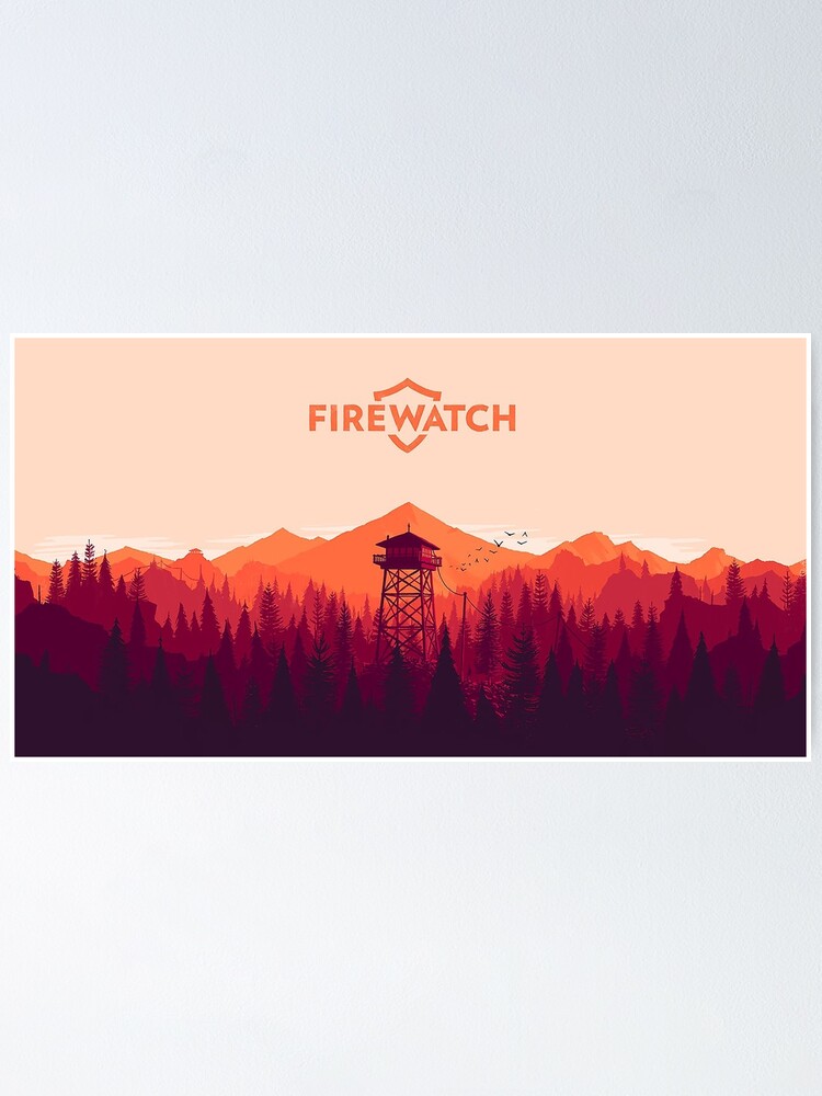 firewatch game examine flora poster