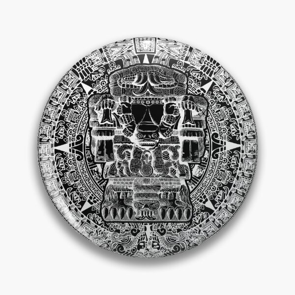 Item preview, Aztec Coatlicue Symbol Native American Statue designed and sold by onicon.