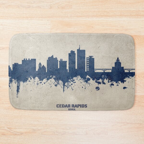 Item preview, Cedar Rapids Iowa Skyline designed and sold by ArtPrints.
