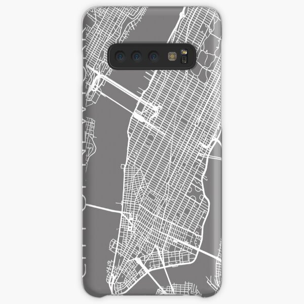 Kopie der Stadtkarte von New York Samsung Galaxy Leichte Hülle