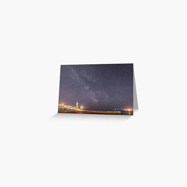 Item preview, Milky way over Porthleven Pier designed and sold by bitm2007.