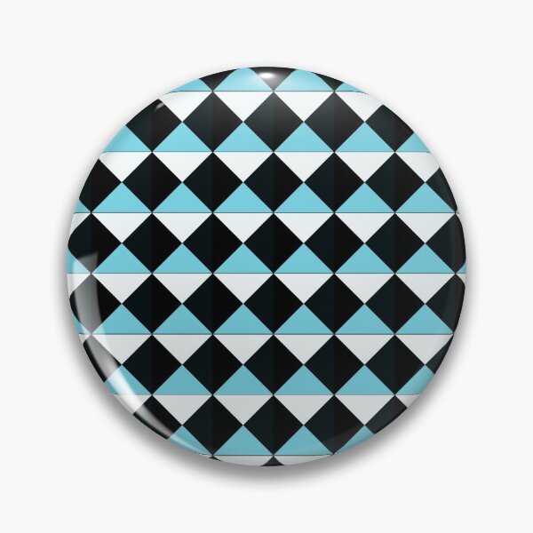 Item preview, Black blue and white triangle pattern designed and sold by aapshop.