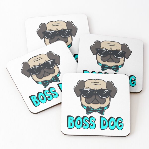 Item preview, FUNNY PUG BOSS DOG  designed and sold by Picspot.