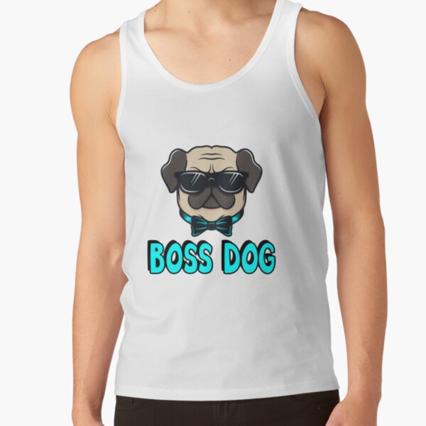 Premium Photo  A pug dog wearing sunglasses and a vest with a bow