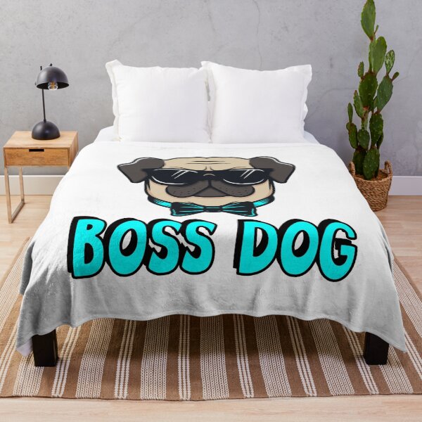 Item preview, FUNNY PUG BOSS DOG designed and sold by Picspot.
