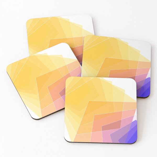 Item preview, Geometric pattern yellow purple modern designed and sold by Carolina Salazar.