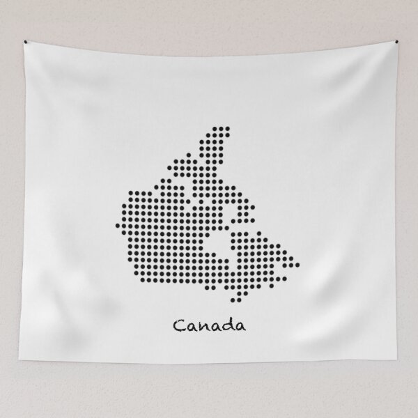 Item preview, canada ottava beautiful country map pixel designed and sold by rashadat.