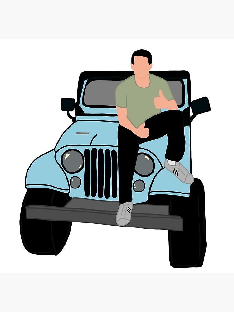 Stiles Jeep Postcard By Templetonsb Redbubble