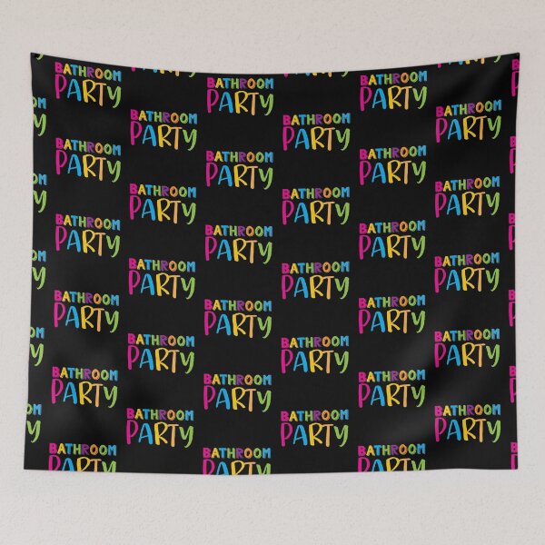 Item preview, Bathroom party rainbow designed and sold by jazzydevil.