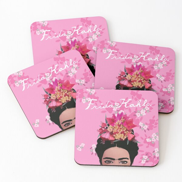 Item preview, Frida Kahlo in pink designed and sold by Kathy Lecocq.