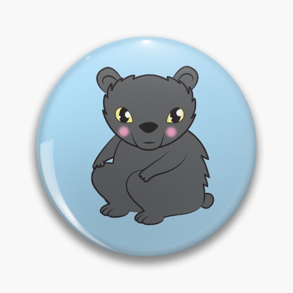 Item preview, Super cute Black bear sitting designed and sold by jazzydevil.