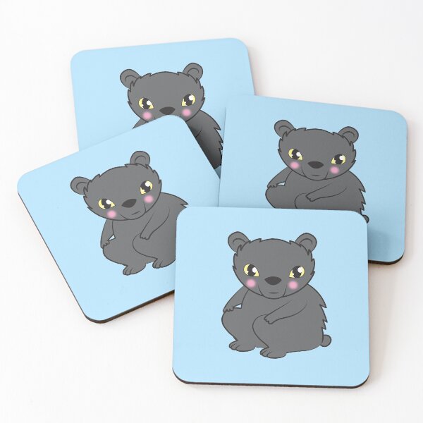 Item preview, Super cute Black bear sitting designed and sold by jazzydevil.