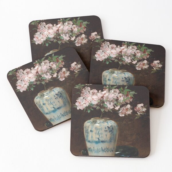 Item preview, William Merritt Chase - Pink Azalea - Chinese Vase designed and sold by Impressionist Masters.