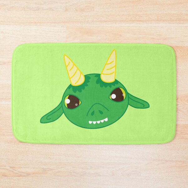 Item preview, Green dragon face designed and sold by jazzydevil.