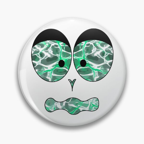 Item preview, Funny face green flashes in black designed and sold by Zwuck.