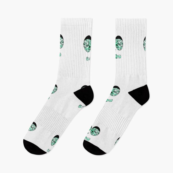 Item preview, Funny face green flashes in black designed and sold by Zwuck.
