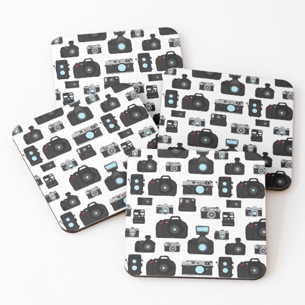 Item preview, Retro and Modern Cameras Pattern designed and sold by HotHibiscus.