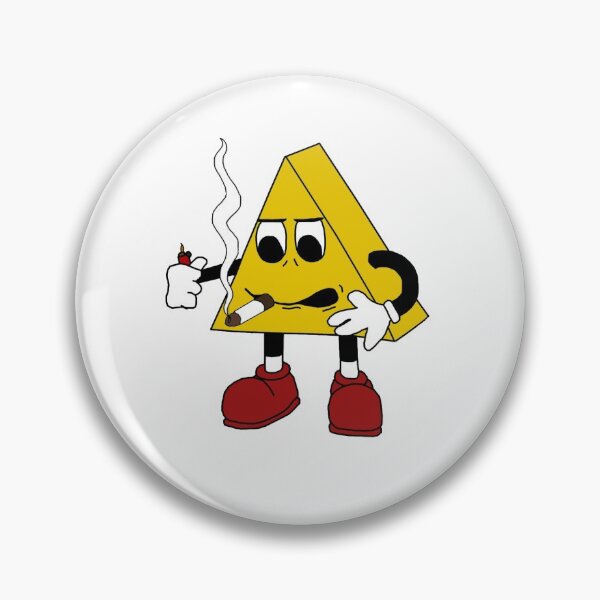 Item preview, Smoking dancing triangle meme designed and sold by Fweetz.