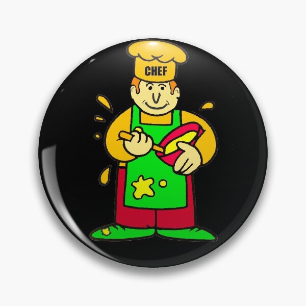 Item preview, Chef in the kitchen cooks up a meal.  designed and sold by NatanDesigns.