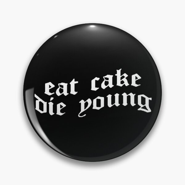Item preview, Lil Peep Eat Cake Die Young Original Tattoo Design in white designed and sold by nmrkdesigns.