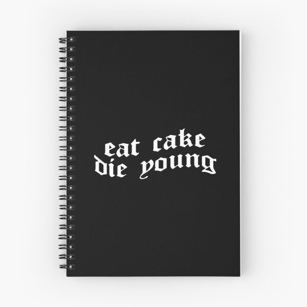 Item preview, Lil Peep Eat Cake Die Young Original Tattoo Design in white designed and sold by nmrkdesigns.