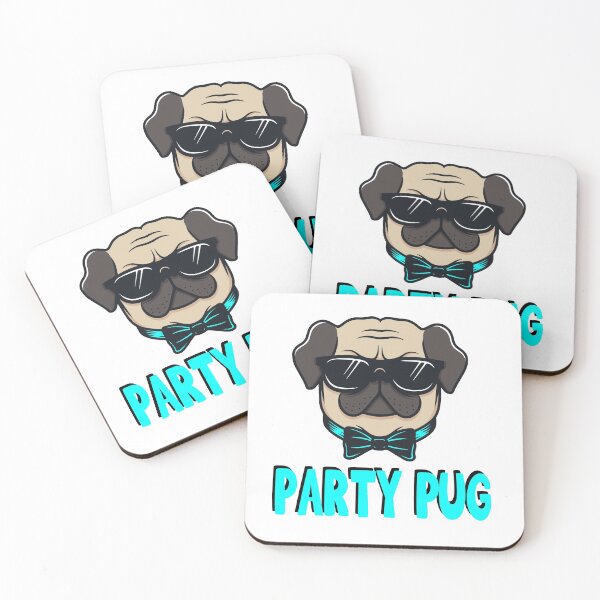 Artikelvorschau, LUSTIGER PUG PARTY PUG entworfen und verkauft von Picspot.