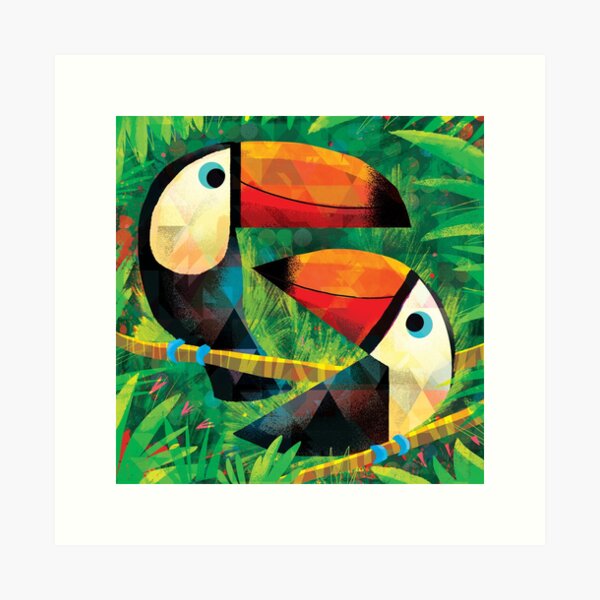 Toucans Art Print