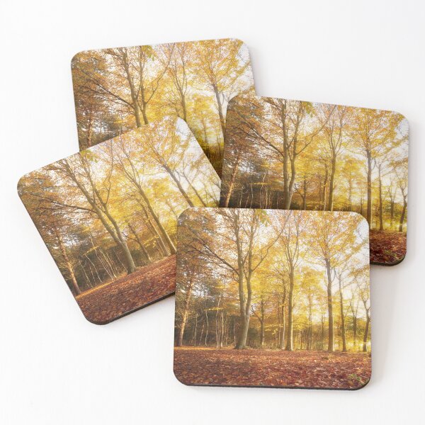 Item preview, Autumn forest landscape at sunrise designed and sold by simonbratt.