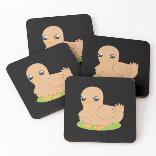 Item preview, Floofy cute brown chook chicken  designed and sold by jazzydevil.